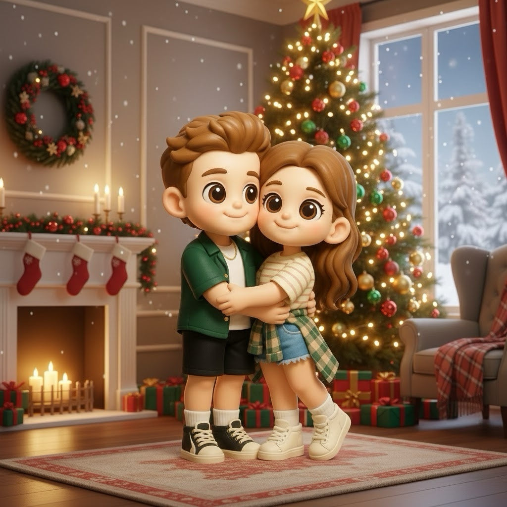 Personalisierte 3D-Mini-Doppelfigur – nach deinem Foto gestaltet