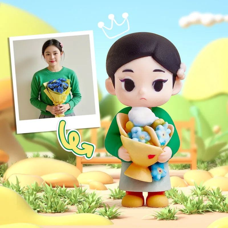 Individuell gestaltete 3D-Minifigur  – personalisiertes Geschenk