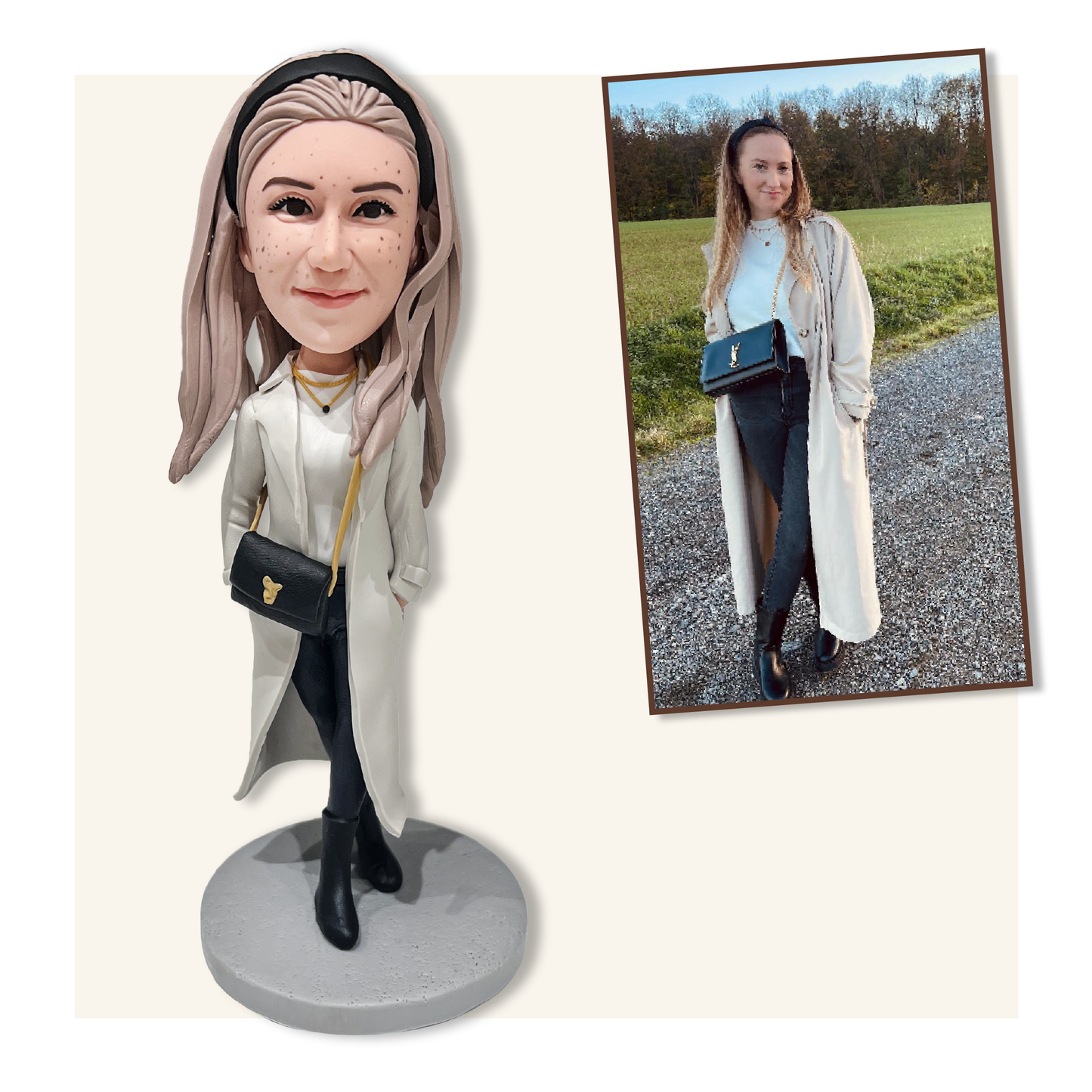 Voll personalisierte Figur – handgefertigt nach euren Fotos
